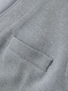 Ombre Clothing Pánská strukturovaná vesta na míru s kapsami Ombre Clothing