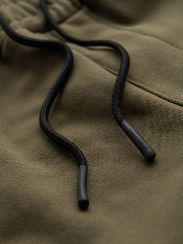 Ombre Clothing Pánské krátké teplákové kraťasy s potiskem Ombre Clothing