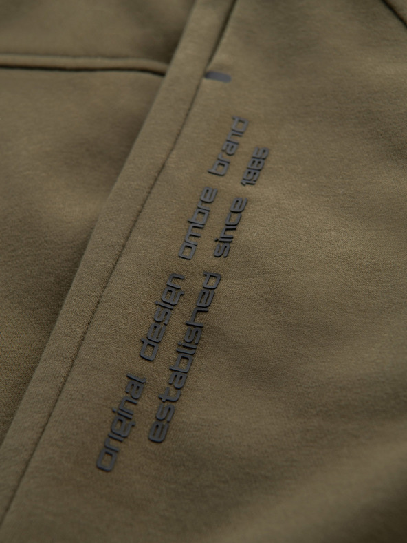 Ombre Clothing Pánské krátké teplákové kraťasy s potiskem Ombre Clothing