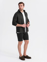Ombre Clothing Pánské pletené šortky s ohrnutými nohavicemi Ombre Clothing