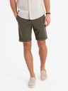 Ombre Clothing Pánské pletené šortky s ohrnutými nohavicemi Ombre Clothing