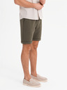 Ombre Clothing Pánské pletené šortky s ohrnutými nohavicemi Ombre Clothing