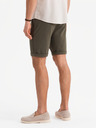 Ombre Clothing Pánské pletené šortky s ohrnutými nohavicemi Ombre Clothing