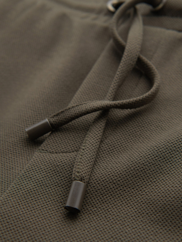 Ombre Clothing Pánské pletené šortky s ohrnutými nohavicemi Ombre Clothing