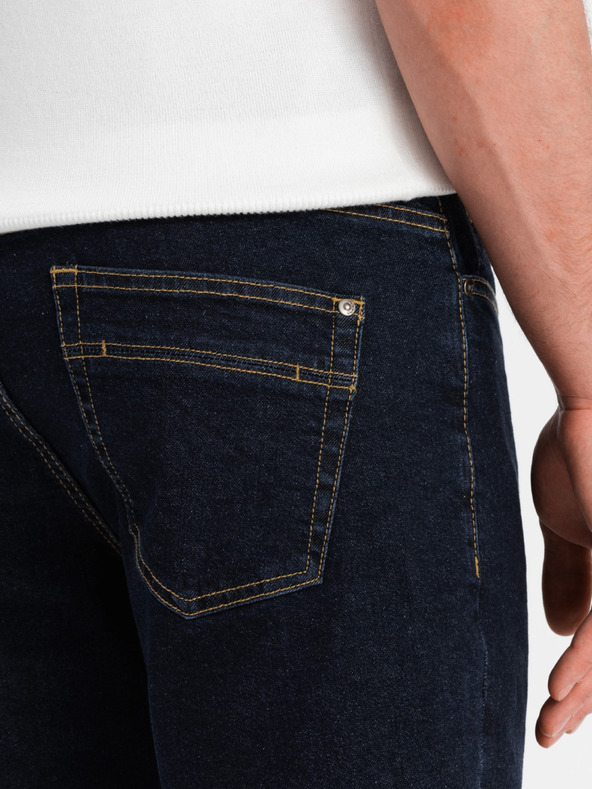 Ombre Clothing Pánské džínové šortky s ohrnutými nohavicemi Ombre Clothing