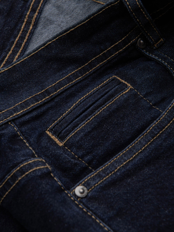 Ombre Clothing Pánské džínové šortky s ohrnutými nohavicemi Ombre Clothing