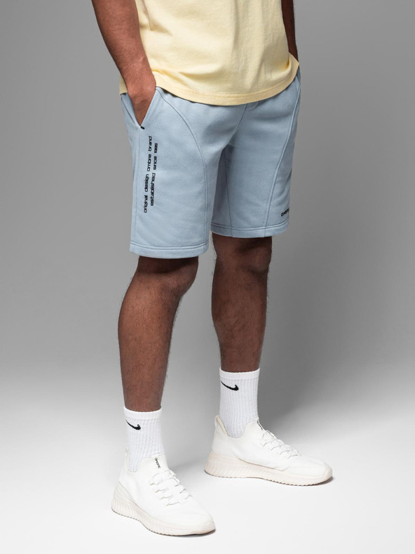 Ombre Clothing Pánské krátké teplákové šortky s potiskem Ombre Clothing