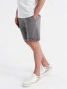 Ombre Clothing Pánské krátké teplákové šortky s potiskem Ombre Clothing