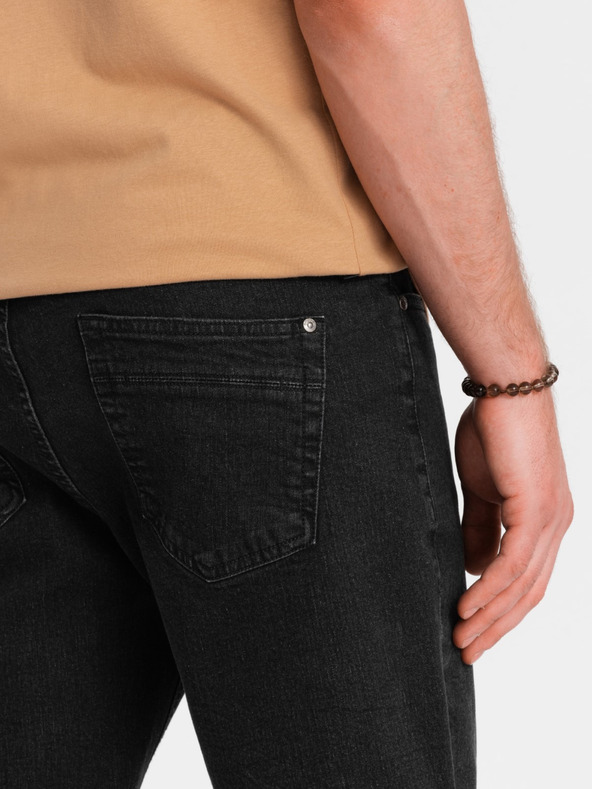 Ombre Clothing Pánské džínové šortky s ohrnutými nohavicemi Ombre Clothing