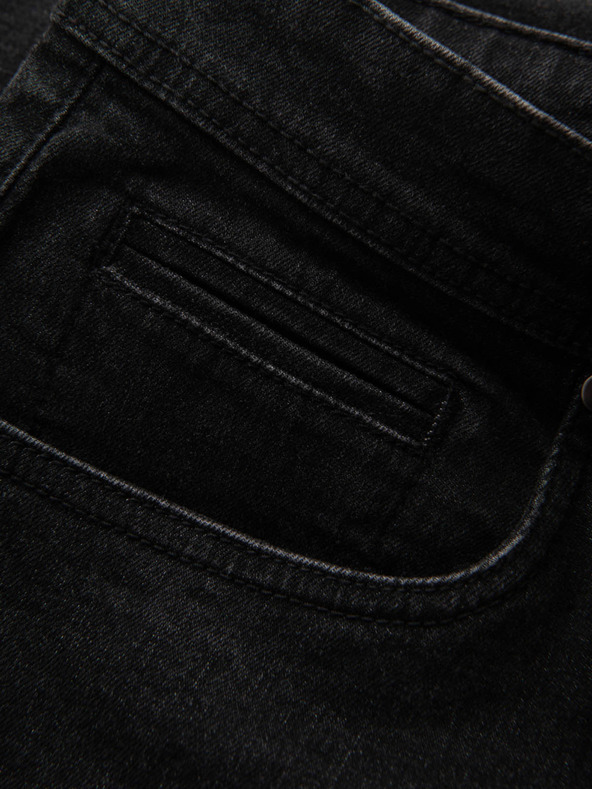 Ombre Clothing Pánské džínové šortky s ohrnutými nohavicemi Ombre Clothing