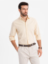 Ombre Clothing Pastelová bavlněná pánská košile oxford Ombre Clothing