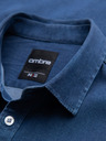 Ombre Clothing Pánská džínová košile s lyocellem a výšivkou na prsou Ombre Clothing