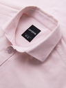 Ombre Clothing Pánská bavlněná košile oxford v pastelových barvách Ombre Clothing