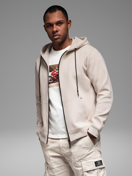Ombre Clothing Mikina s kapucí ve streetwearovém stylu Ombre Clothing