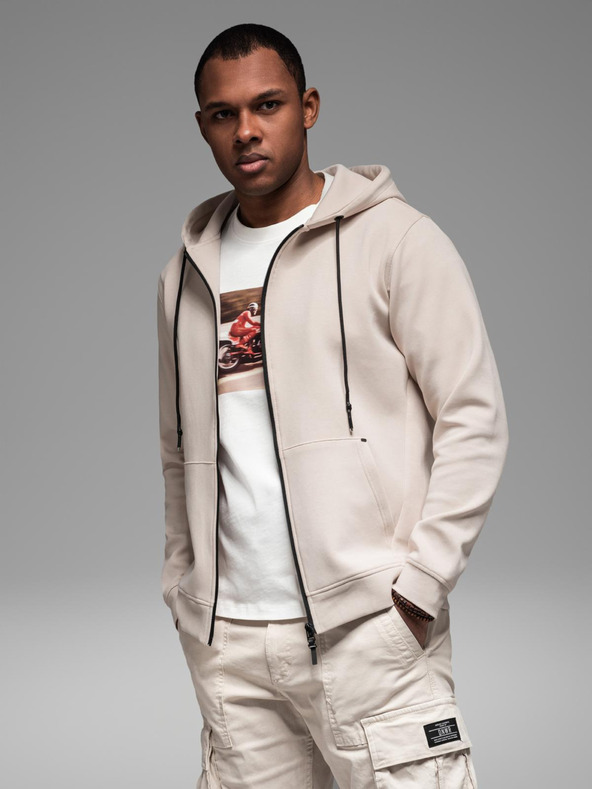 Ombre Clothing Mikina s kapucí ve streetwearovém stylu Ombre Clothing
