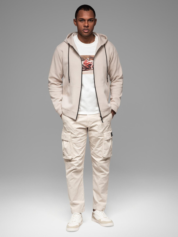 Ombre Clothing Mikina s kapucí ve streetwearovém stylu Ombre Clothing