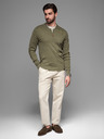 Ombre Clothing Pánský pletený svetr se strukturovanými puntíky Ombre Clothing