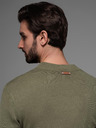 Ombre Clothing Pánský pletený svetr se strukturovanými puntíky Ombre Clothing