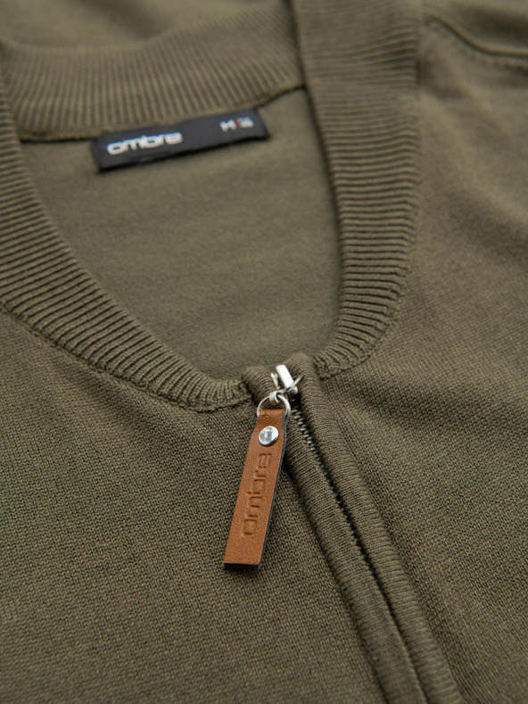 Ombre Clothing Pánský pletený svetr se strukturovanými puntíky Ombre Clothing