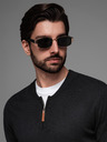 Ombre Clothing Pánský pletený svetr se strukturovanými puntíky Ombre Clothing