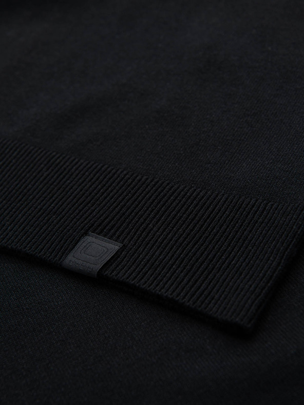 Ombre Clothing Pánský pletený svetr se strukturovanými puntíky Ombre Clothing