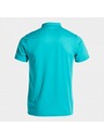 Joma Pánské polo tričko Joma Polo Shirt Hobby S/S Fluor Turquoise Velikost: