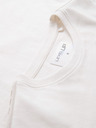 Ombre Clothing Pánské bavlněné tričko s dlouhým rukávem a lemováním a potiskem na hrudi Ombre Clothing