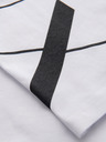 Ombre Clothing Pánské tričko z bavlněného žerzeje s velkým nápisem na boku Ombre Clothing