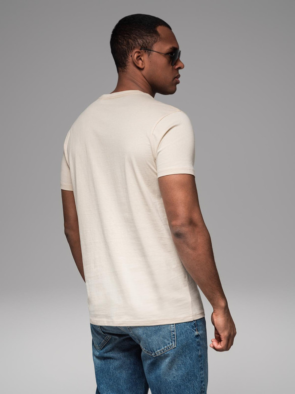 Ombre Clothing Pánské bavlněné tričko s potiskem Ombre Clothing