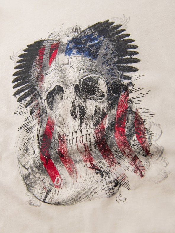 Ombre Clothing Pánské bavlněné tričko s potiskem Ombre Clothing