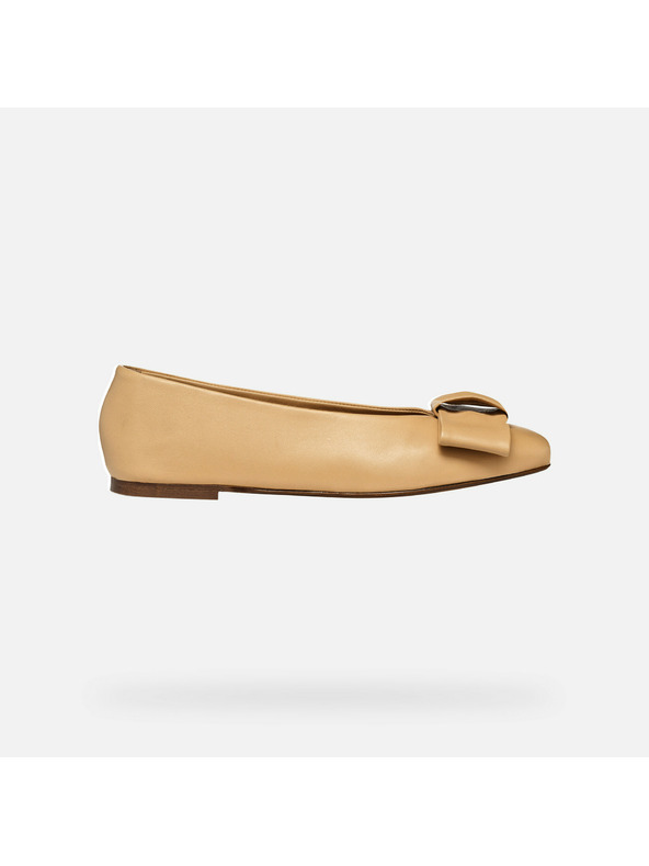 Geox Světle hnědé dámské baleríny Geox Ballystar