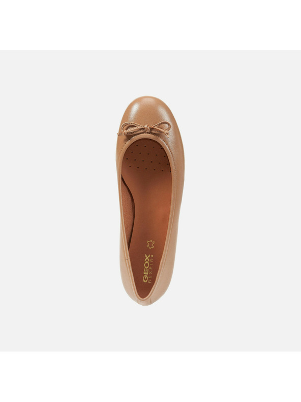 Geox Hnědé dámské baleríny Geox Palmaria