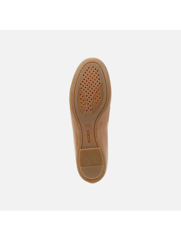 Geox Hnědé dámské baleríny Geox Palmaria