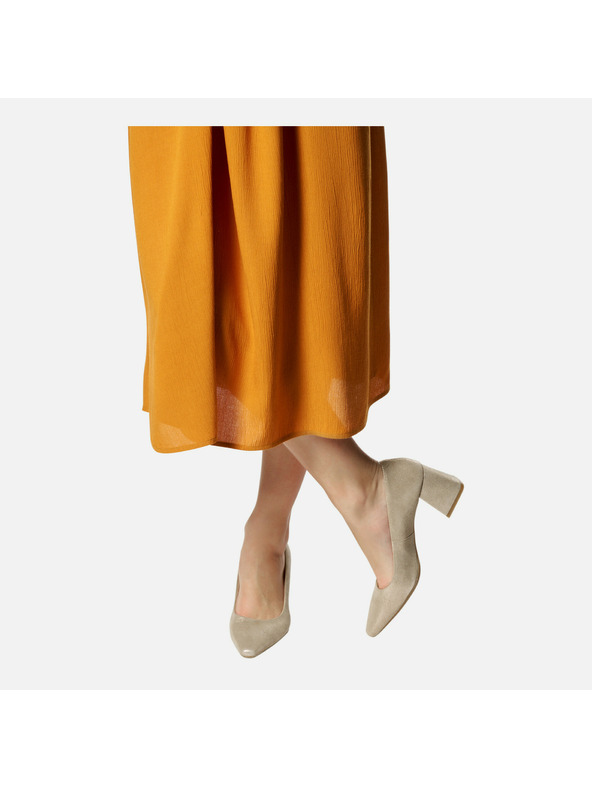 Geox Krémové dámské lodičky Geox Giselda