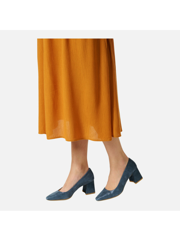 Geox Tmavě modré dámské lodičky Geox Giselda