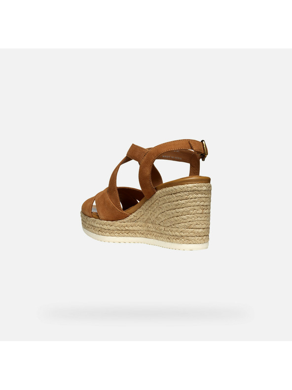 Geox Hnědé dámské sandály Geox Ponza