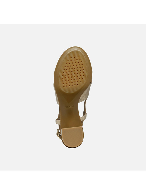 Geox Zlaté dámské sandály Geox Aurely 50