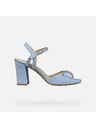 Geox Světle modré dámské sandály Geox New Eraklia 80