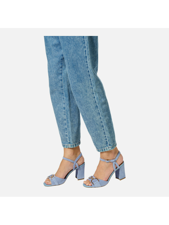 Geox Světle modré dámské sandály Geox New Eraklia 80
