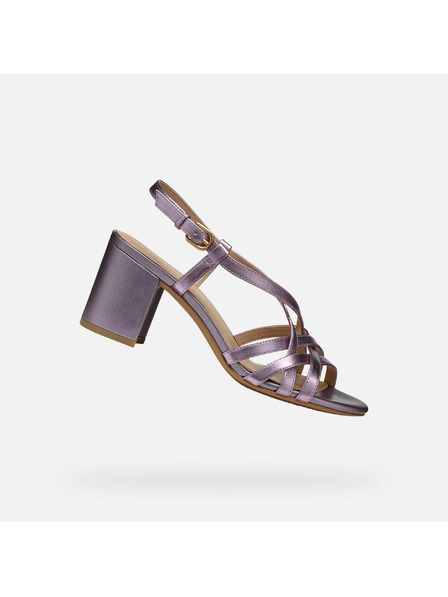Geox Fialové dámské sandály Geox Virnilisa 65 S