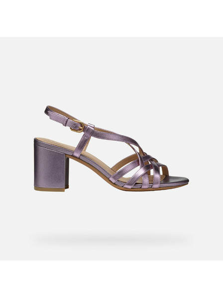 Geox Fialové dámské sandály Geox Virnilisa 65 S