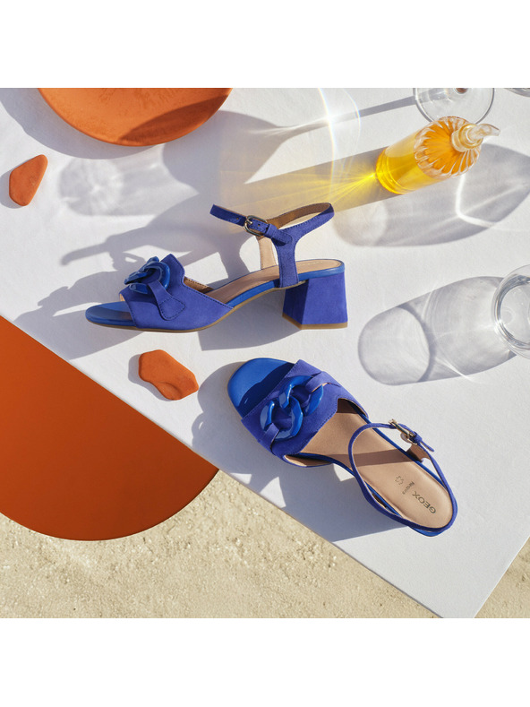 Geox Modré dámské sandály Geox New Eraklia 50 T