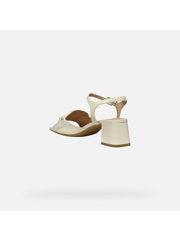 Geox Krémové dámské sandály Geox New Eraklia 50 T