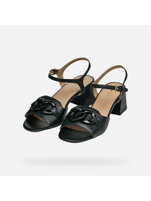 Geox Černé dámské sandály Geox New Eraklia 50 T