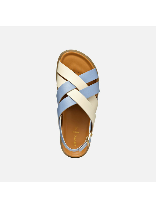 Geox Světle modré dámské sandály Geox Adelash