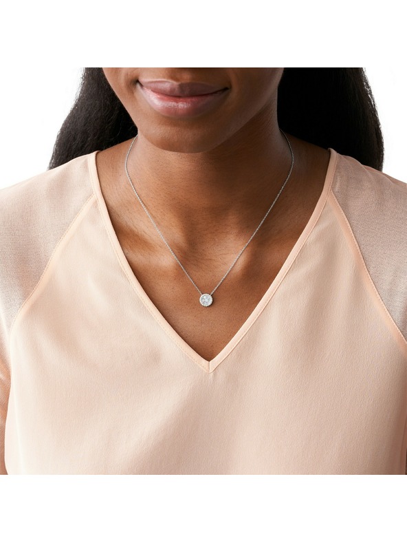 Fossil Dámský stříbrný náhrdelník Fossil JFS00520040