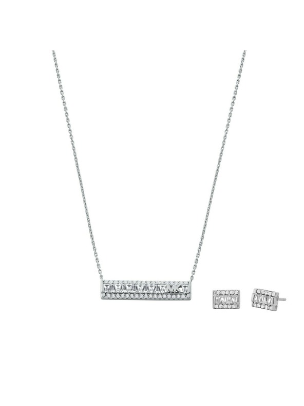 Michael Kors Dámský stříbrný náhrdelník Michael Kors MKC1688SET