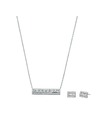 Michael Kors Dámský stříbrný náhrdelník Michael Kors MKC1688SET