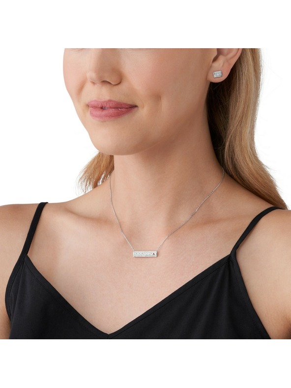 Michael Kors Dámský stříbrný náhrdelník Michael Kors MKC1688SET