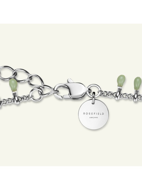 Rosefield Rosefield náhrdelník stříbrné barvy Drop Chain JNDCS-J681